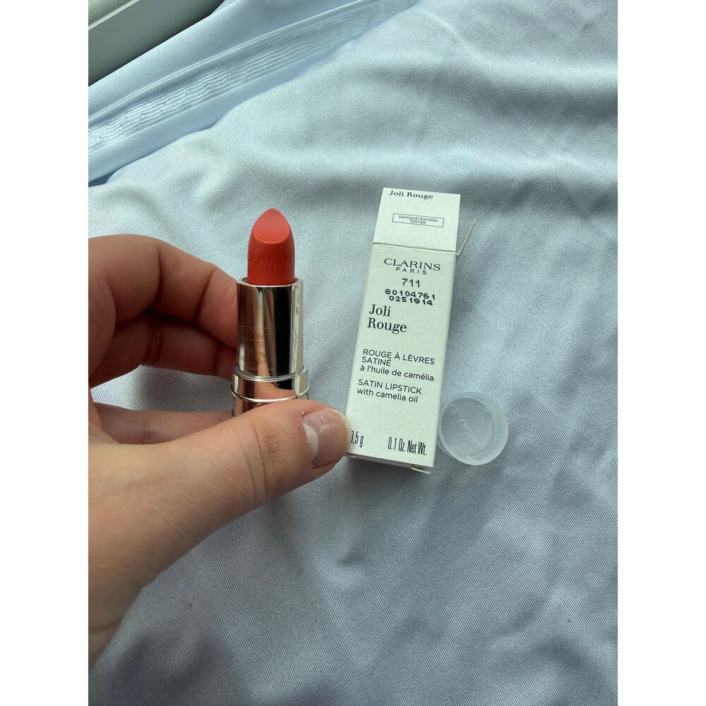 Clarins Joli Rouge Satin Lipstick 768 Strawberry 3.5g NEW
